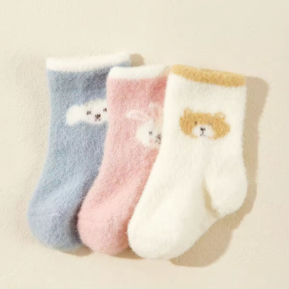 Winter Baby Fuzzy Socks